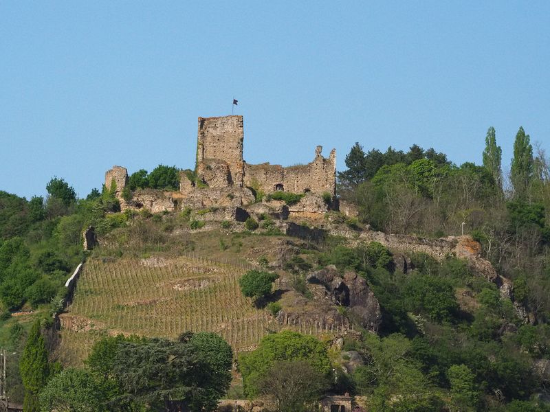 Ruins of a thirteenth-century castle